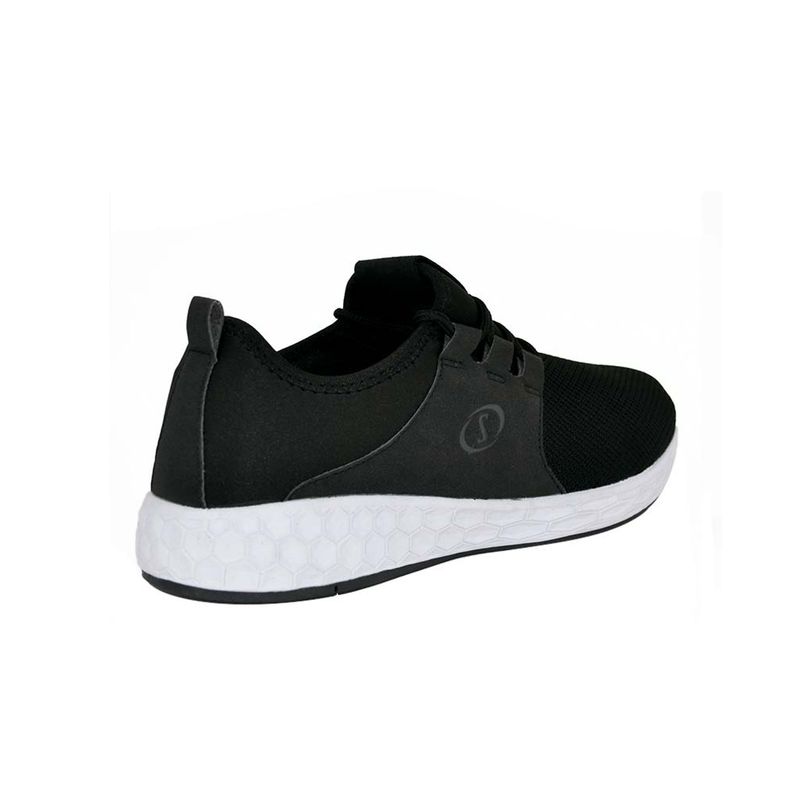 ZAPATILLA MODELO WALK MEN FITNESS NEGRO Y BLANCO